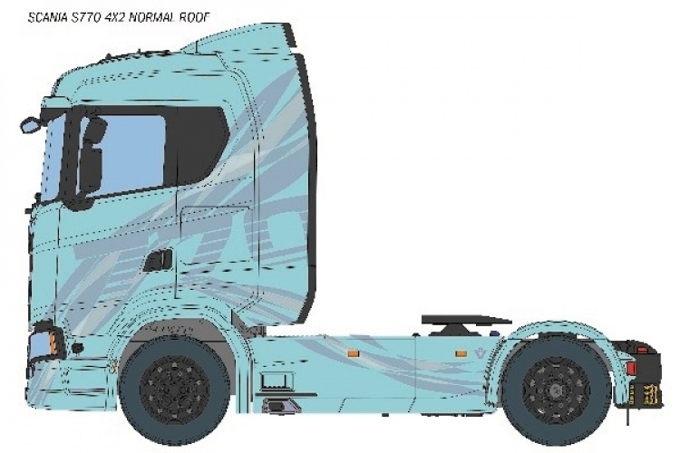 ITALERI 1:24 Scania S770 4x2 normal roof
