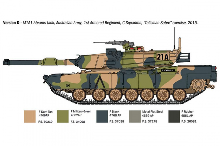 ITALERI 1:35 M1A1/A2 Abrams