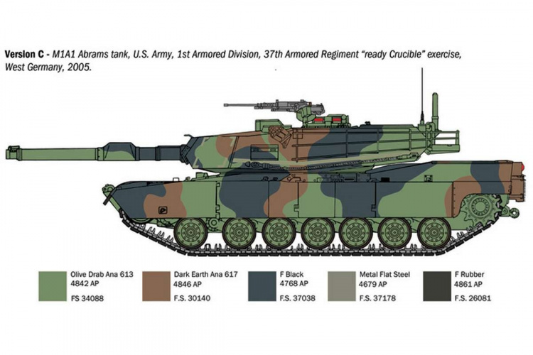 ITALERI 1:35 M1A1/A2 Abrams