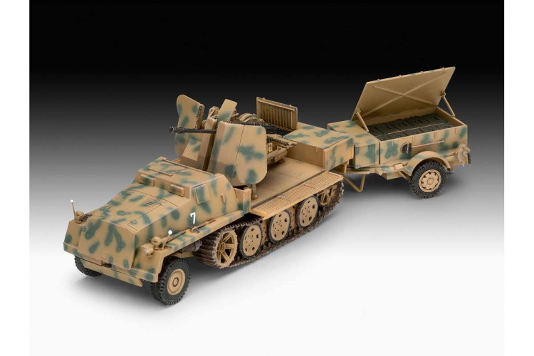 Revell sWs with 3.7cm Flak 43 & Ammunition Trailer Revell sWs with 3.7cm Flak 43 & Ammunition Trailer