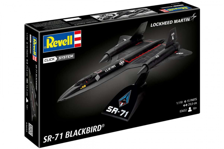 Revell Lockheed SR-71 Blackbird easy-click-system