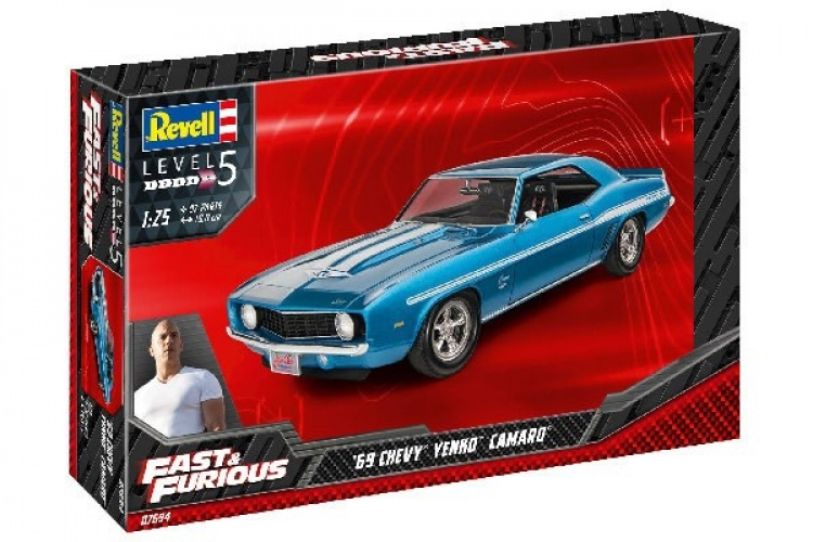 Revell Fast & Furious 1969 Chevy Camaro Yenko 1:25