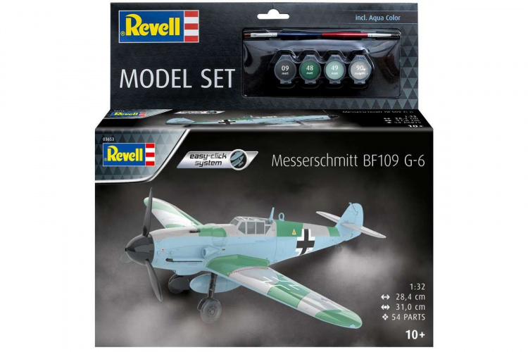 Revell Model Set Easy-Click Messerschmitt Bf109G-6 1:32 Revell Model Set Easy-Click Messerschmitt Bf109G-6 1:32