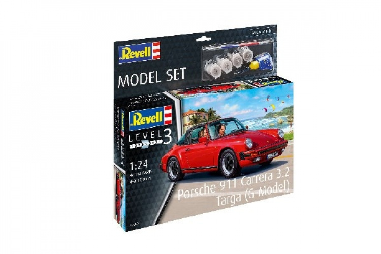 Revell Model Set Porsche 911 Carrera 3.2 Targa (G-Model) Revell Model Set Porsche 911 Carrera 3.2 Targa (G-Model)