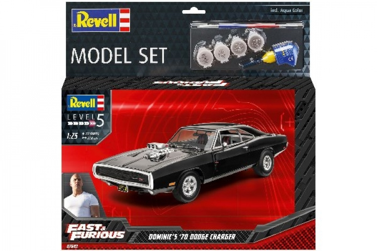 Revell Model Set Fast & Furious - Dominic\'s 1970 Dodge Ch