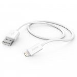 Hama Laddkabel USB-A till Lightning Vit 1.0m Hama Laddkabel USB-A till Lightning Vit 1.0m