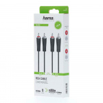 Hama Kabel Audio 2 RCA-kontakter - 2 RCA-kontakter 1,5 m Hama Kabel Audio 2 RCA-kontakter - 2 RCA-kontakter 1,5 m