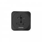 Hama Reseadapter Typ E/F Universal Världen-EU Svart