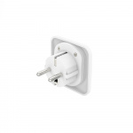 Hama Reseadapter Typ E/F Universal Världen-EU Vit