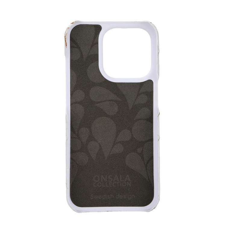 ONSALA Mobilskal MagSeries White Rhino Marble - iPhone 15 Pro