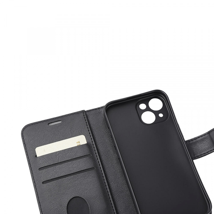 RADICOVER Mobilfodral Strålningsskydd PU MagS RFID Svart - iPhone 15