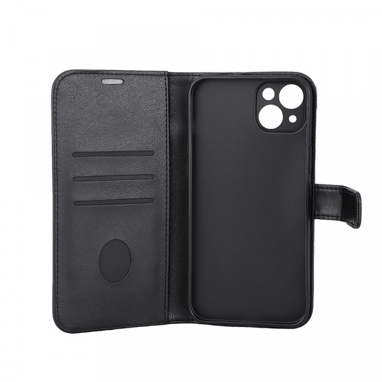 RADICOVER Mobilfodral Strålningsskydd PU MagS RFID Svart - iPhone 15 Plus
