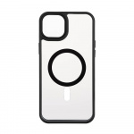 ONSALA Mobilskal Bumper MagSeries Black & Clear - iPhone 15 Plus ONSALA Mobilskal Bumper MagSeries Black & Clear - iPhone 15 Plus