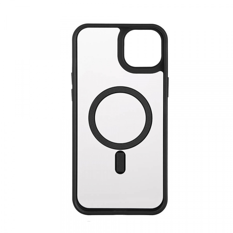 ONSALA Mobilskal Bumper MagSeries Black & Clear - iPhone 15 Plus ONSALA Mobilskal Bumper MagSeries Black & Clear - iPhone 15 Plus