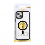 ONSALA Mobilskal Bumper MagSeries Black & Clear - iPhone 15 Plus ONSALA Mobilskal Bumper MagSeries Black & Clear - iPhone 15 Plus