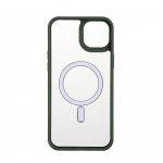 ONSALA Mobilskal Bumper MagSeries Green & Clear - iPhone 15 Plus ONSALA Mobilskal Bumper MagSeries Green & Clear - iPhone 15 Plus