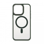 ONSALA Mobilskal Bumper MagSeries Green & Clear - iPhone 15 Pro Max