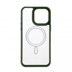 ONSALA Mobilskal Bumper MagSeries Green & Clear - iPhone 15 Pro Max