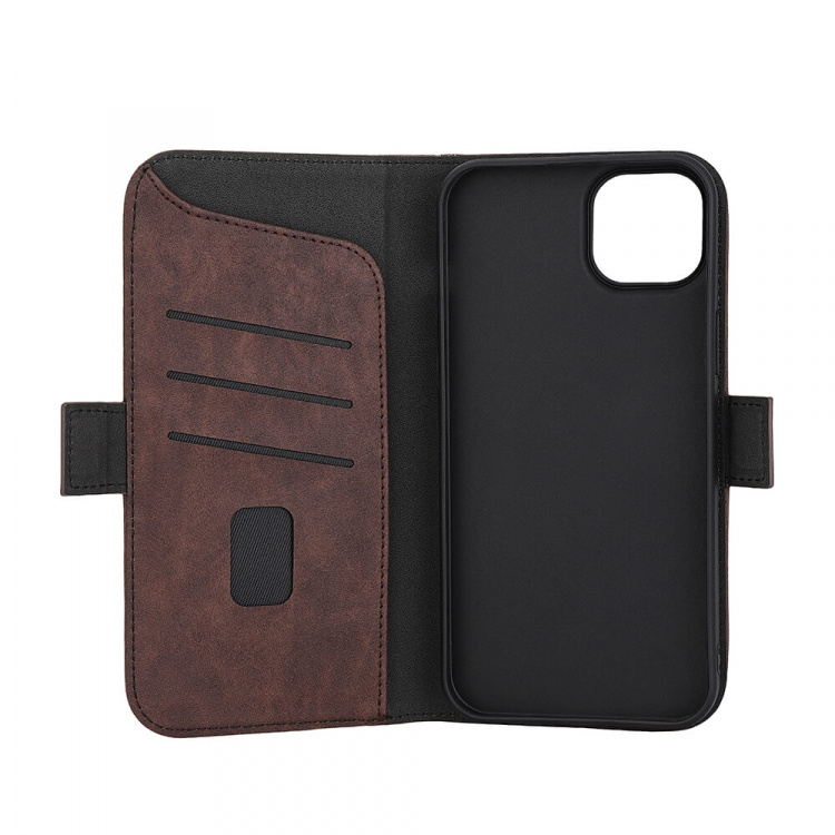 GEAR Mobilfodral 3 Kortfack Magseries Brown - iPhone 15 Plus GEAR Mobilfodral 3 Kortfack Magseries Brown - iPhone 15 Plus