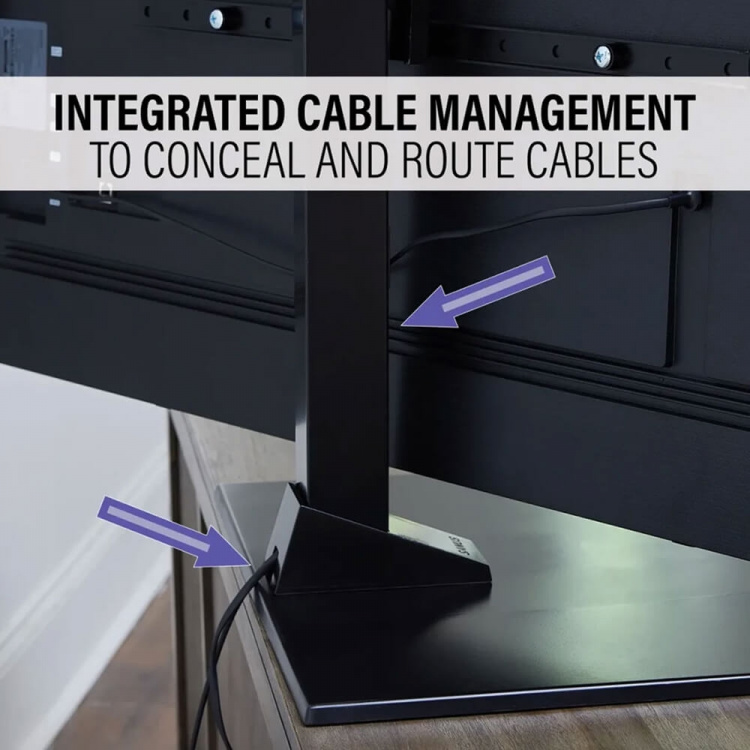 SANUS Svängbart TV-bordsställ Universal Max VESA 600x400 Svart SANUS Svängbart TV-bordsställ Universal Max VESA 600x400 Svart