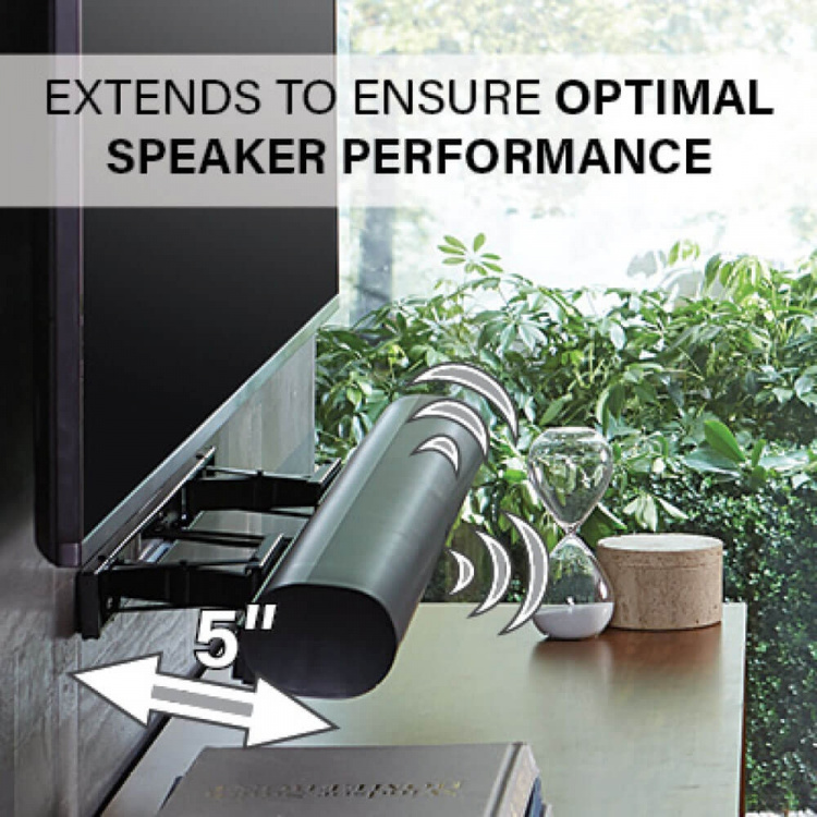 SANUS Väggfäste för Sonos Arc Soundbar Svart SANUS Väggfäste för Sonos Arc Soundbar Svart