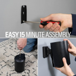 SANUS Väggfäste för Sonos Era100 svart enkel SANUS Väggfäste för Sonos Era100 svart enkel