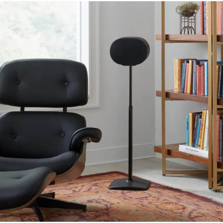 SANUS Golvstativ Justerbart för Sonos ERA 300 Singel Svart