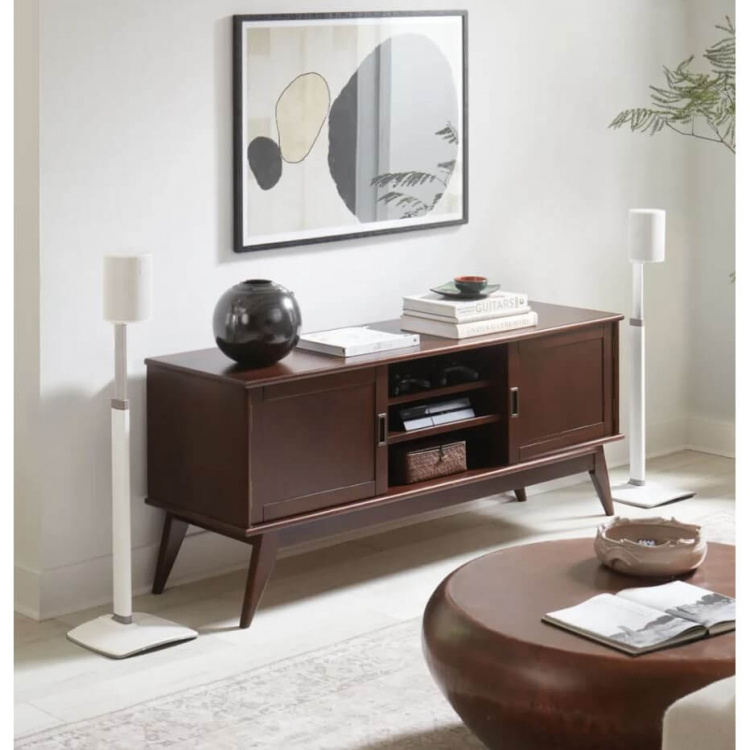 SANUS Golvstativ Justerbart för Sonos ERA 100 Par Vit SANUS Golvstativ Justerbart för Sonos ERA 100 Par Vit