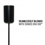 SANUS Golvstativ Justerbart för Sonos ERA 100 Par Svart SANUS Golvstativ Justerbart för Sonos ERA 100 Par Svart