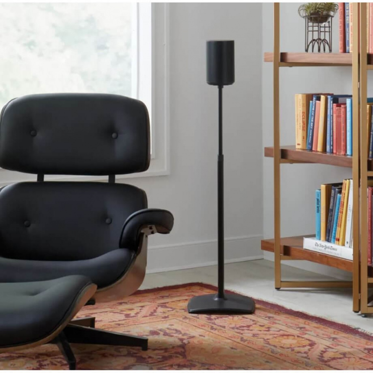 SANUS Golvstativ Justerbart för Sonos ERA 100 Par Svart SANUS Golvstativ Justerbart för Sonos ERA 100 Par Svart