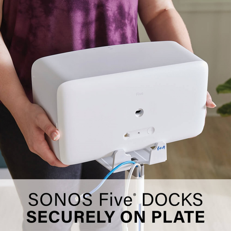 SANUS Golvstativ för Sonos Play:5 Vit