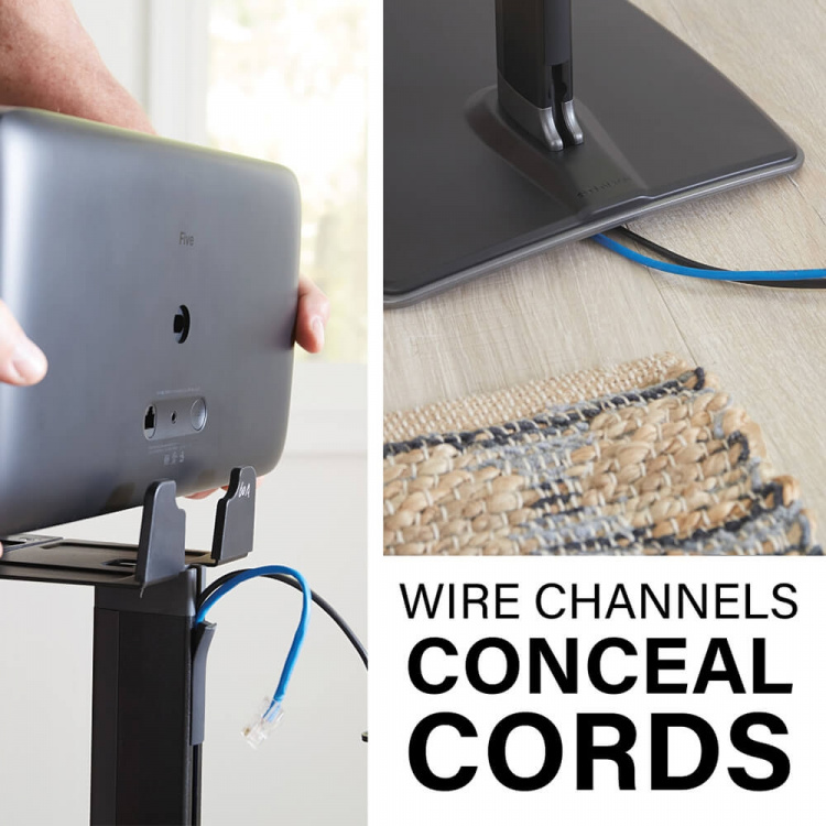 SANUS Golvstativ för Sonos Play:5 Svart SANUS Golvstativ för Sonos Play:5 Svart