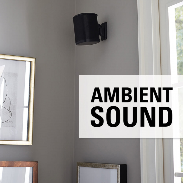 SANUS Väggfäste för Sonos One SL Play:1 Play:3 Par Svart SANUS Väggfäste för Sonos One SL Play:1 Play:3 Par Svart