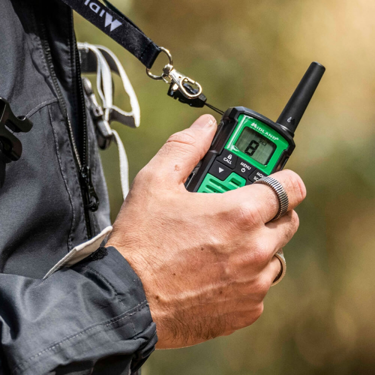 MIDLAND Walkie Talkie XT30 Pro Svart/Grön