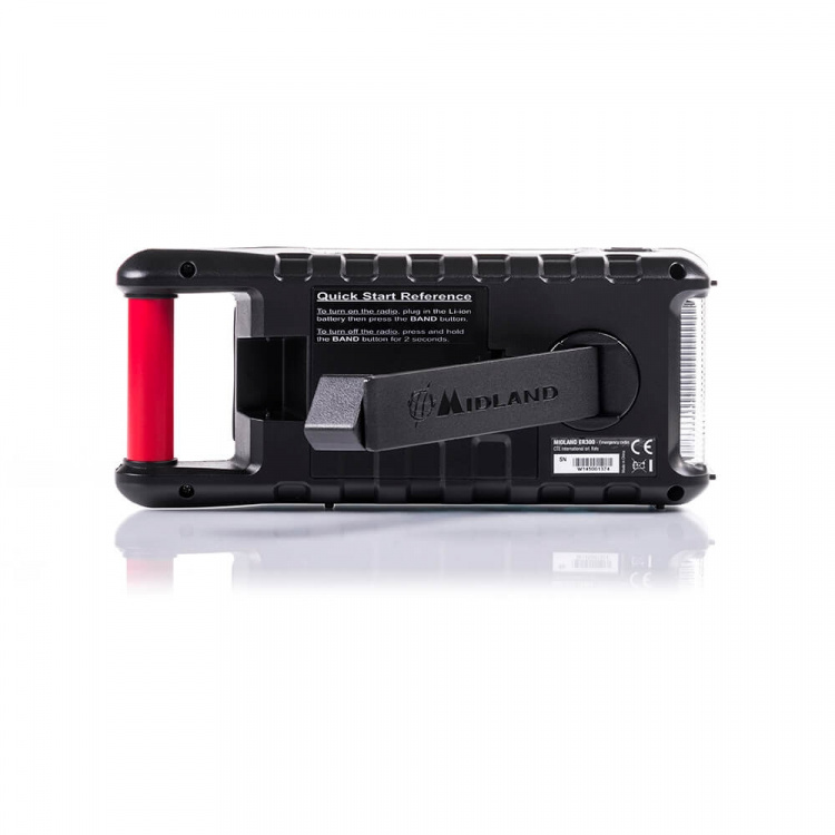 MIDLAND Nödradio Powerbank ER300 Röd Svart MIDLAND Nödradio Powerbank ER300 Röd Svart