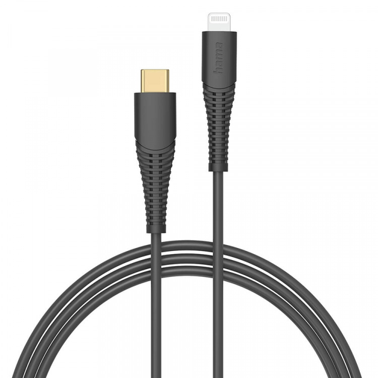Hama Laddkabel USB-C till Lightning Svart 1,5m Hama Laddkabel USB-C till Lightning Svart 1,5m