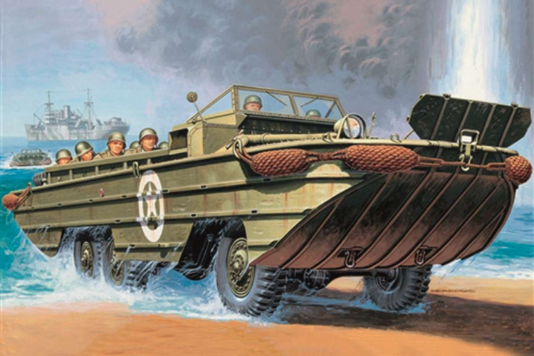 ITALERI 1:35 DUKW Amfibielastbil ITALERI 1:35 DUKW Amfibielastbil