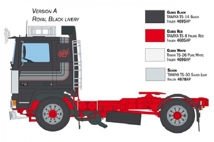 ITALERI 1:24 Volvo F-12 Intercooler m/tillbehör