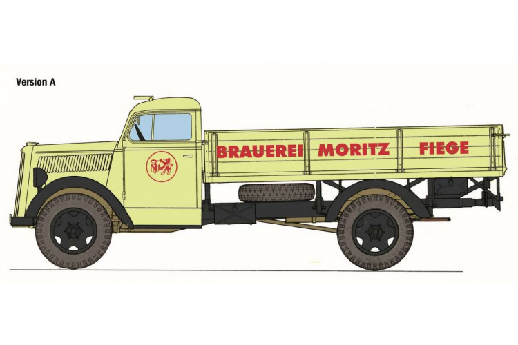 ITALERI 1:24 Opel Blitz klassisk lastbil