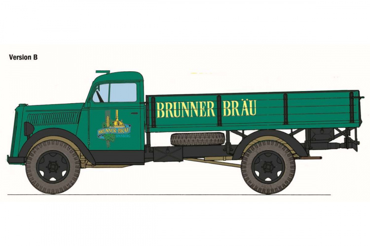 ITALERI 1:24 Opel Blitz klassisk lastbil