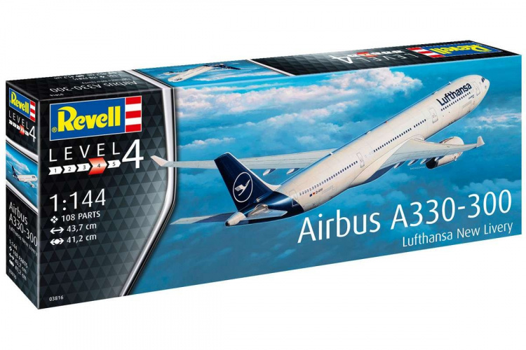 Revell Airbus A330-300 - Lufthansa \'New Livery\' 1:144