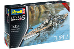 Revell German Battleship WWII Tirpitz 1:350 Revell German Battleship WWII Tirpitz 1:350