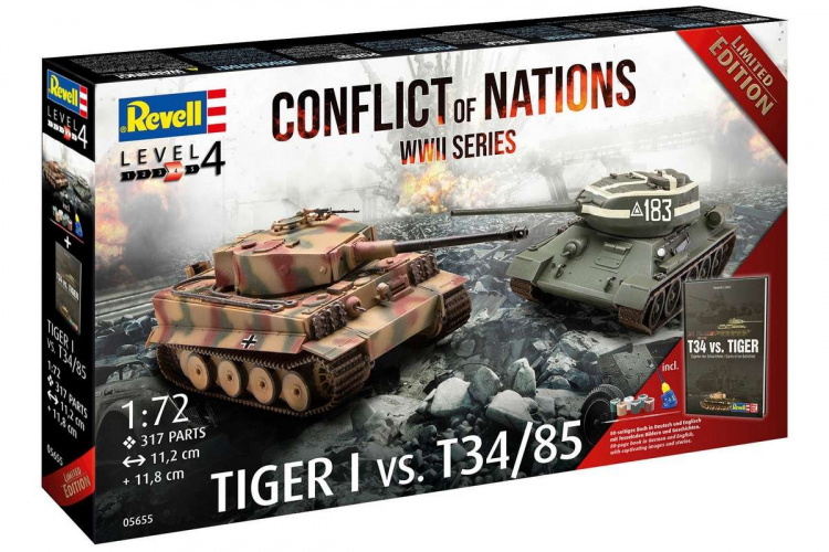 Revell Conflict of Nations Series: WWII, 1:72 gift set  Revell Conflict of Nations Series: WWII, 1:72 gift set