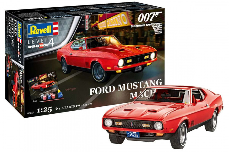 Revell James Bond \'Ford Mustang I\' 1:25 gift set