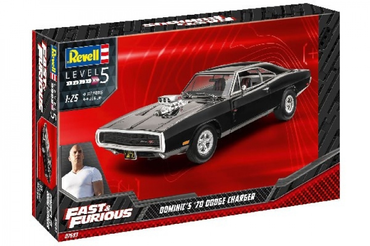 Revell Fast & Furious - Dominic\'s 1970 Dodge Charger 1:25 Revell Fast & Furious - Dominic\'s 1970 Dodge Charger 1:25