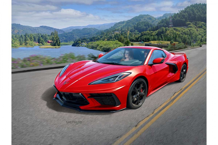 Revell Corvette C8 Coupé 1:24 Revell Corvette C8 Coupé 1:24