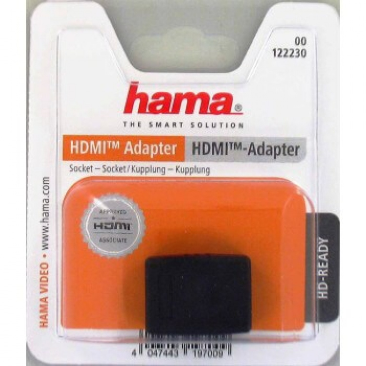 HAMA Adapter HDMI Hona-Hona Svart