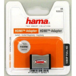 HAMA Adapter HDMI Hona-Hona Guld Svart