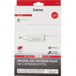 Hama Universalladdare USB-C och USB-A PD GaN 5-20V/65W Hama Universalladdare USB-C och USB-A PD GaN 5-20V/65W