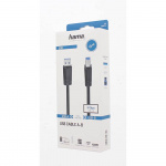 Hama Kabel USB 3.0 5 Gbit/s 1.5m Svart